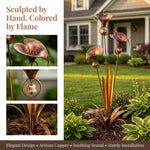 Copper Bloom Garden Stakes