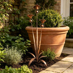 Copper Bloom Garden Stakes