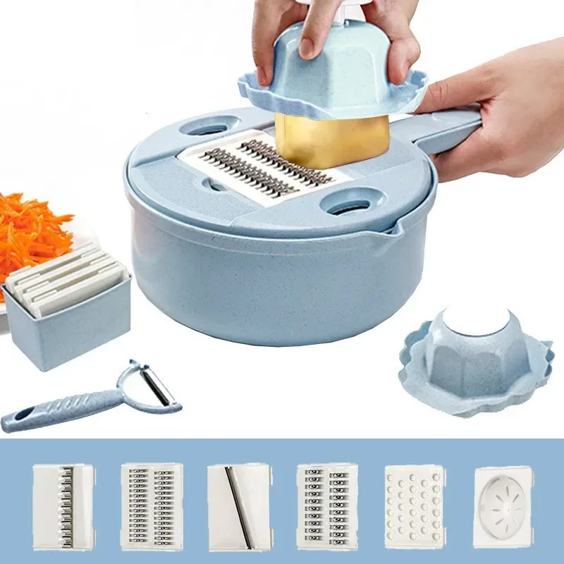 Ultra Smooth Vegetable Cutter Set™ | 12-delad grönsaksskärare