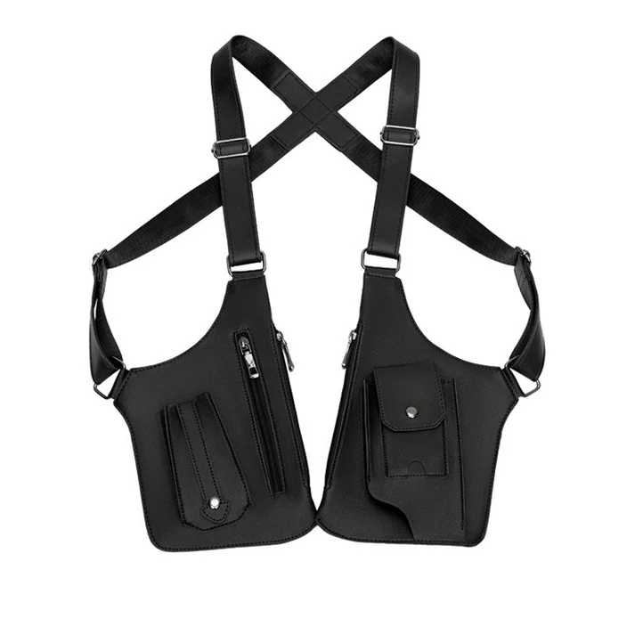 Anti-theft Tactical Leather Bag™ | Axelremsväska för män