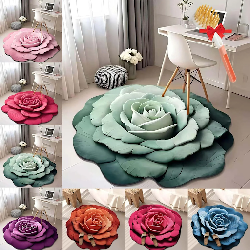 Floral 3D Fast Drying Diatomite Mat™ | Halkskyddsmatta för golv och badrum