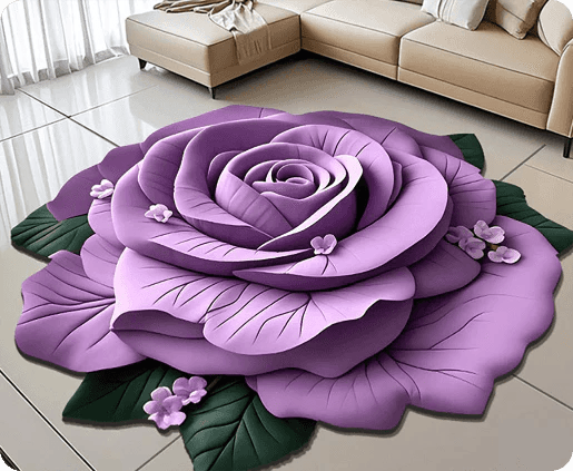 Floral 3D Fast Drying Diatomite Mat™ | Halkskyddsmatta för golv och badrum