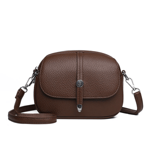 Crossbody Leather Lightweight Bag 'Aurora'™ | Stilren axelremsväska