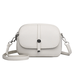Crossbody Leather Lightweight Bag 'Aurora'™ | Stilren axelremsväska