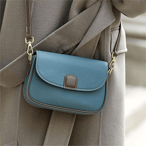 Crossbody Leather Bag 'Eloise'™ | Snygg axelremsväska