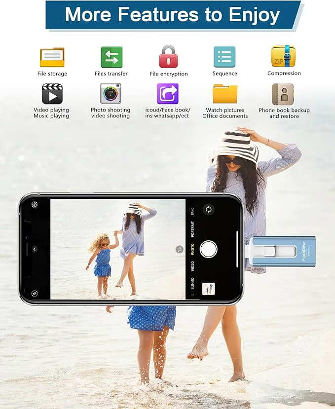 4-in-1 Memory Stick | Ger dig mer utrymme på din telefon! – Monairo.se