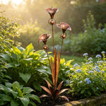 Copper Bloom Garden Stakes