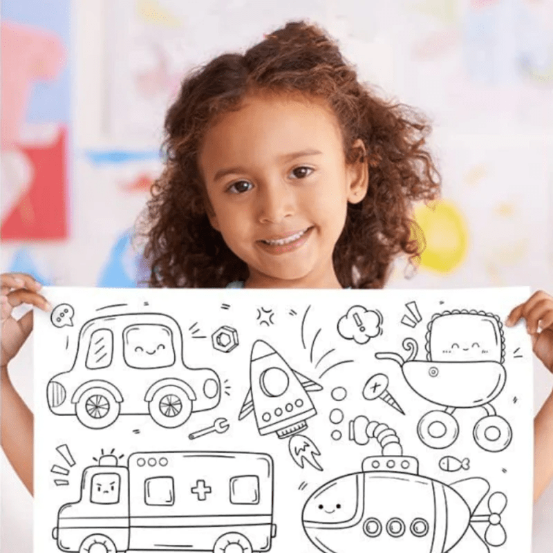 3M Montessori Drawing Roll™ | Ultralång ritrulle för barn
