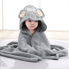 Ultra Comfy Baby Fleece Badcape™ | Badrock med kapuschong